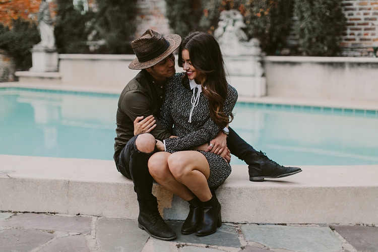Couple at The Chateau in New Orleans